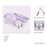 Daichong Professional Electric nail drill Lathace Manicure Cutter Machine floating Machine for nails Brushless Strong Rechargeable