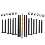1 Set Front and Rear Suspension Pins With Lock Nut Kit Replacement For Traxxas 1/8 6S MAXX Slash-102076-4 RC Car Accessories New