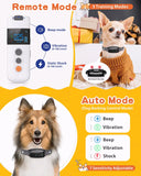 2 Dog Training Collar 1000ft Remote Control 2-in-1 Anti-Bark Function Rechargeable Waterproof Vibration Shock E-Collar for 2 Dog