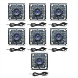 (BAAY) 7PCS 100 Degree Camera Module 1MP OV9732 1280x720 30fps USB Camera Module Drive Free with 1.5M Cable for WinXP/7/8/10
