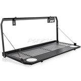 Suitable for Jeep Wrangler Rear Panel Foldable Luggage Rack Outdoor Equipment Car Simple Rear Door Desk Storage Rack