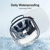 NEW Shockproof VR Headset Storage Bag Portable EVA Carrying Case Translucent Large Capacity Hard Shell for Meta Quest 3S