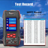 TOOLTOP 2000W Solar MPPT Power Tester 3.2-Inch Display Photovoltaic Meter Pmax Voc Isc Test Multimeter Pmax Voc Lsc Test
