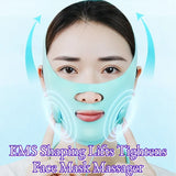 EMS Shaping Lifts Tightens Face Mask Massager Beauty Massage Skincare Device Reduce Wrinkles Massagers Beauty Shaping Instrument