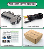 For Mercedes Benz E Class W212 S212 C207 A207 2017-2020 E200 E220 E250 E300 AHD 1080P 170° Trunk Handle Vehicle Rear View Camera