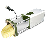 110V-240V 58W Electric Potato Chip Cutter French Fries Vegetable Cutting Machine 2 Blades Stainless Steel Durable Power for Home