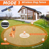 2026 New GPS Pet Electronic Fence And Remote Dog Trainer Two-in-One Model for Animal Care And Training