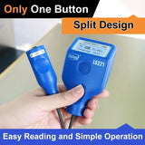 Thickness Meter LS221 Coating Gauge Mil Gage Dry Film 0-5000μm for Ferrous Non-ferrous Metal Substrates