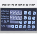 Stainless Steel Digital Control Liquid Filling Machine with  LCD Touch Screen and Drip Free Design Automatic Small Bottle Filler