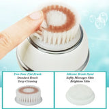 Deep Facial Cleaning Machine Skin Beauty Equipment Electric Cleansing Vibration Cleanser Waterproof Skincare Cleaning Device