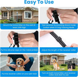 Wireless Electric Fence for Dogs 2-in-1 Remote Training Collar, Pet Containment System Adjustable Vibration  Shock