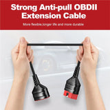 OBD2 Extension Cable 16 Pins Male To Female Car Diagnostic Extender Universal Automotive Adapter Cord