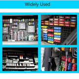 5pcs 12V Standard/Mini/Low Profile Mini Add-a-Circuit Fuse Tap Adapter, Blade Fuses Holder Plug Socket for Cars, Trucks, Boats