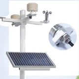 High-precision 3-cup stainless steel anemometer for outdoor weather and tower crane monitoring