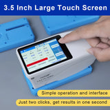 Spectrophotometers Spectro Colorimeter LS176 D/8° Whiteness and Yellowness Spectral Reflectance Curves APP Software for Paint