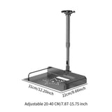 Projector Ceiling Mount Tray Camera Projector Support Bracket Installation Stand Wall Mount for Video Conferencing Home Office