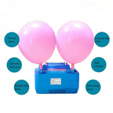 B312N Electric Balloon Pump 800W With Timer Dual Holes Professional Inflator With Memory Function Foot Switch