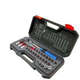 32-Piece 1/4" Torque Wrench Set for Mountain Bikes Adjustable Preset Torque Ratchet Kit Precision Bicycle Repair Tool