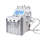 6 IN 1 Oxygen Aqua Peeling H2O2 Facial Machine Skin Care Hydra Water Dermabrasion Skin Scrubber Peel Oxygen Jet