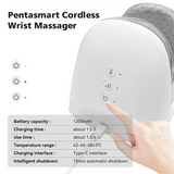 Electric Hand Massager 3 Modes Air Compression Hot Compress Finger Massager Machine for Finger Numbness Pain Relieve