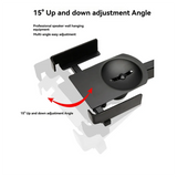 1Pcs Sound Speaker Wall Mount Speaker Bracket Hanger Adjustable Angle Surrounding Wall Hanging Rack Hifi Bookshelf Box
