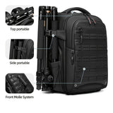 1 photography bag, multi-functional drone bag, large size with TSA lock, dry wet separation, 17 inch laptop integrated bac