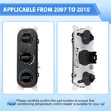 For Jeep Wrangler 2007-2010 Heater A/C Climate Temperature Control P55111841 Air Conditioning Control Panel