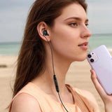 3.5mm/Type-c Wired Earbuds in Ear Single Side Earphone Soft Silicone Wired Headset Single Earphone for Android Phone MP3 Players