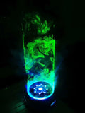 Water laser lamp holder USB rechargeable stone sand color laser force field tray