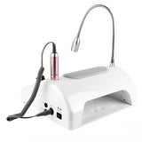 Professional Manicure Vacuum Cleaner Women Electric Nail Sander Rechargeable Nails Dust Collector Nail Prosthetic Equipment
