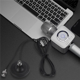8X Wireless Antenna Base Microphone Antenna Base With Magnet 3 Meter Rg174 Cable Bnc Male Aerial