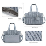 New Practical Multifunctional Travel Bag Insulated Compartment Quilted Design for Outings