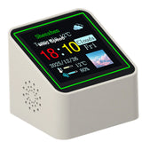 Smart WiFi Weather Forecast Station Clock with Temperature Humidity Display Date Clock Weather Station for Home Offices Bedroom