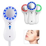 Cold Hammer 3 Color LED Light Facial Skin Lifting Tighten Ice Healing Beauty Machine Photon Rejuvenation Massager Shrink Pores