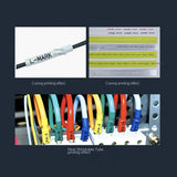 Kablo ID Printer + PC-Connected Electronic Printer Tube Printer Cable Marking Machine Line Marking