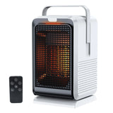 1000W Electric Heater Portable Desktop heater small household Heater cooling and heating PTC quick heating With Remote Control