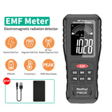 Mastfuyi FY8818C EMF Meter Electromagnetic Radiation Detector Rechargeable High Precision Electric Field Magnetic Field RF Test