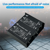 Professional Audio Possive DI Box DB2 2 Channel Guitar Bass DIRECT Box Active Audio Converter