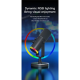 Superior USB Dynamic Microphone RGB Gaming Microphone Computer Condenser For Podcast Gaming Live Streaming
