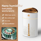Nano humidifier for household high fog creative mini humidifier 1000ml large capacity 4 levels