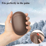Eary Coffee Bean Shape Magnetic Hand Warmer Split Mini Portable Double Sided Heating Rechargeable Hand Warmer Winter Essentials