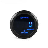 Car Modification Digital Exhaust Temperature Gauge 52mm LED Blue Light Exhaust Temperature Gauge EGT Sensor