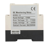 Din Rail Adjustable Over Voltage and Under-Voltage Protector DC 12V/24V/36V/48V DVRD Voltage Protective Device Voltage Relay