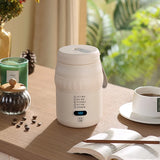 500ml Electric Kettle Portable Car Travel Heating Cup Boil Water Thermo Pot Multicooker Cooking Stew Pot 220V