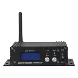 DMX 512 Wireless Controller Receiver Transmitter LCD Display Power Adjustable for Disco DJ Party Stage Bar Light-EU Plug LZB