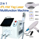 2 In 1 Professional Laser Hair Tatoo Removal Machine IPL Pico Nd Yag OPT Laser Device With Laser Multifunction Beauty Machine