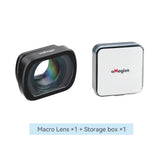 Optical Glass Wide-Angle Lens Aluminum Frame Quick Installation Camera Lens Magnetic Macro Lens for DJI Osmo Pocket 3