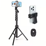 160Cm Tripod For Cell Phone Camera Phone Stand Tripod With Remote And Phone Holder Portable Tripod Video Recording