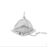 20pcs Pyramid Shape Stainless Steel Mesh Loose Leaf Tea Infuser Strainer