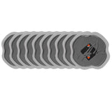 10Pcs 115mm Natural Rubber Tire Puncture Repair Cold Patch Universal Tubeless Tyre Repair Patches for Car Motorcycle